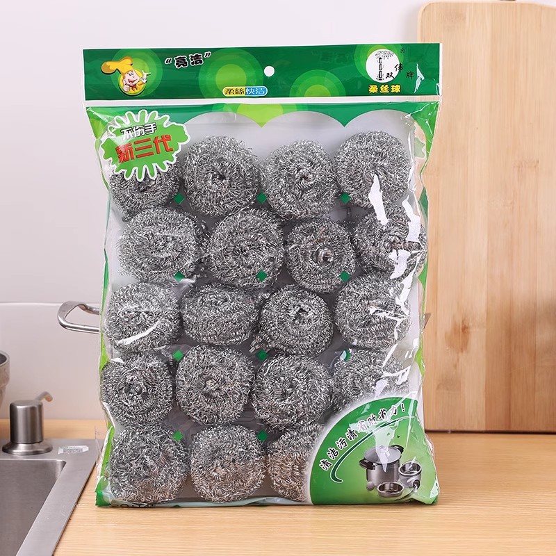 Стальные мочалки для посуды 20 шт — оптом из Китая
