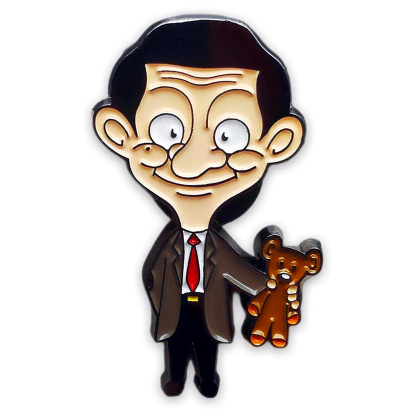 Брошь Mr Bean из металлического сплава оптом из Китая
