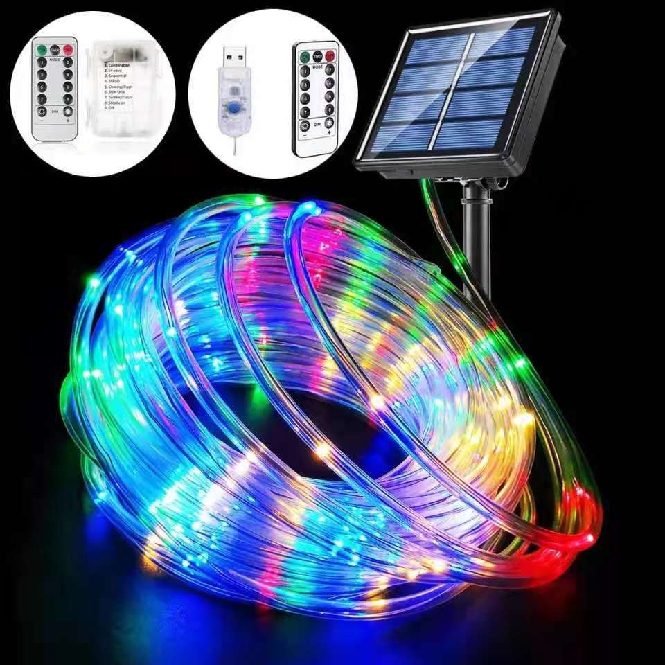 Солнечные LED гирлянды для улицы оптом из Китая