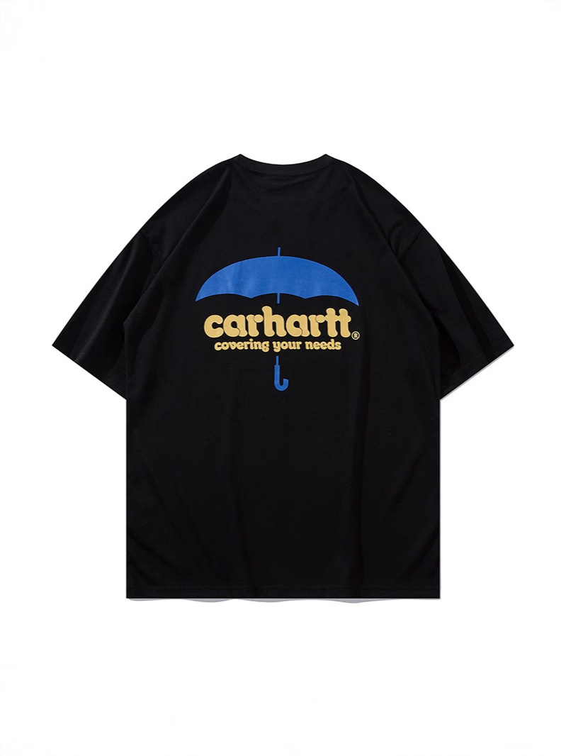 Футболка Carhartt оптом из Китая — свободный топ с круглым вырезом