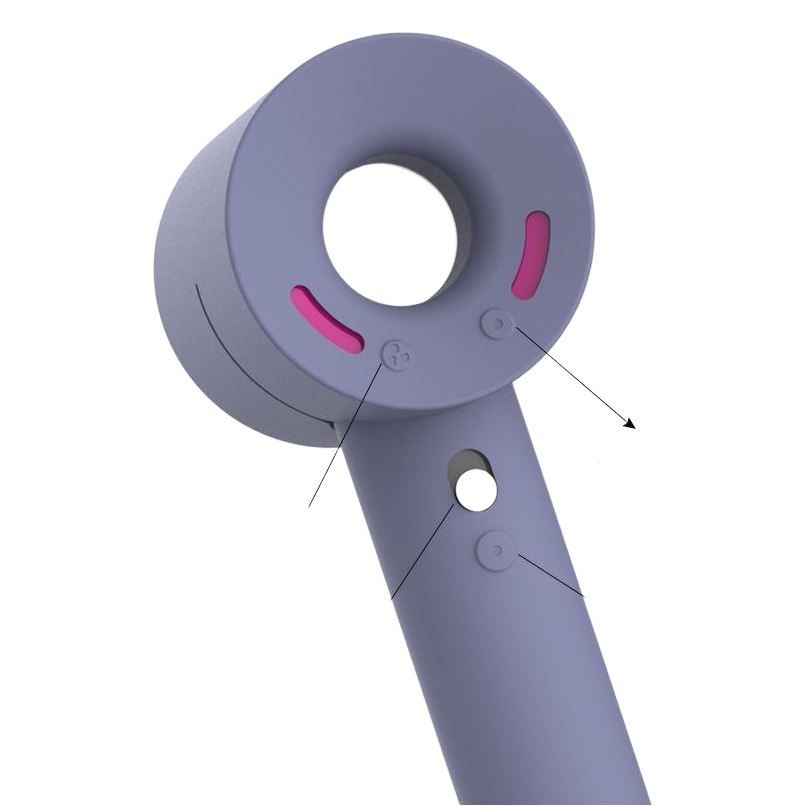 Защитный силиконовый чехол для фена Dyson HD01 и HD03 оптом из Китая