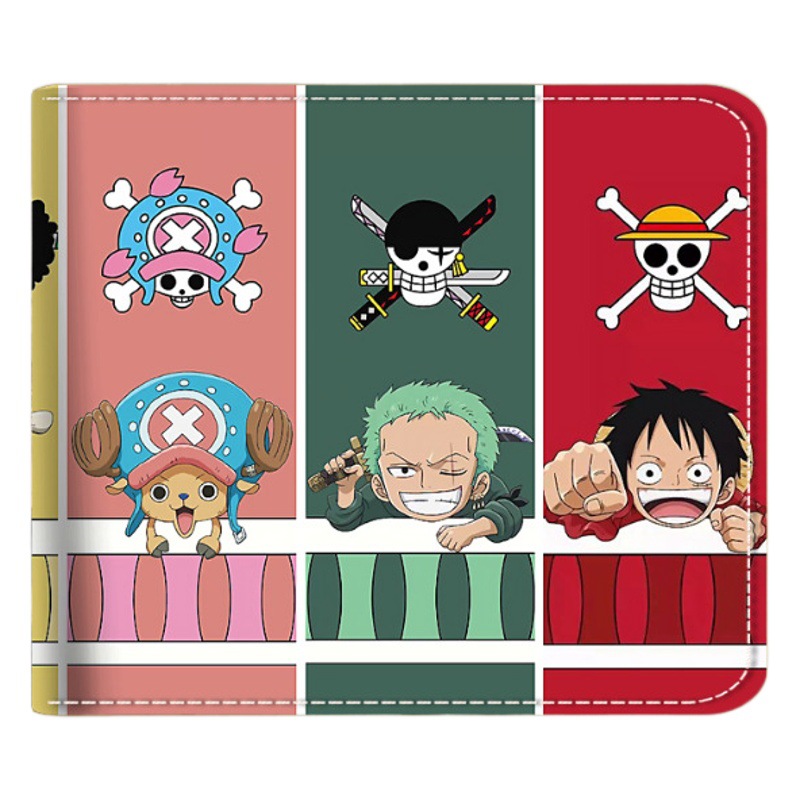 Кошелек-картхолдер One Piece с молнией оптом из Китая