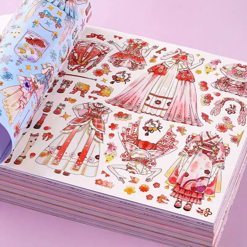 Книга наклеек Xinmo Girl для макияжа оптом из Китая