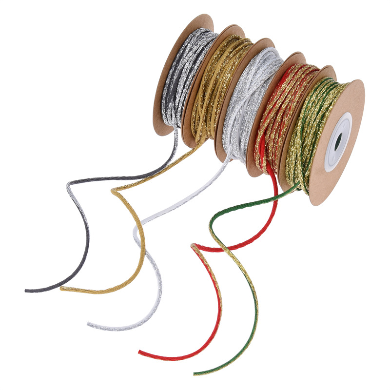 Новогодняя лента красная контрастная 10 ярдов оптом из Китая