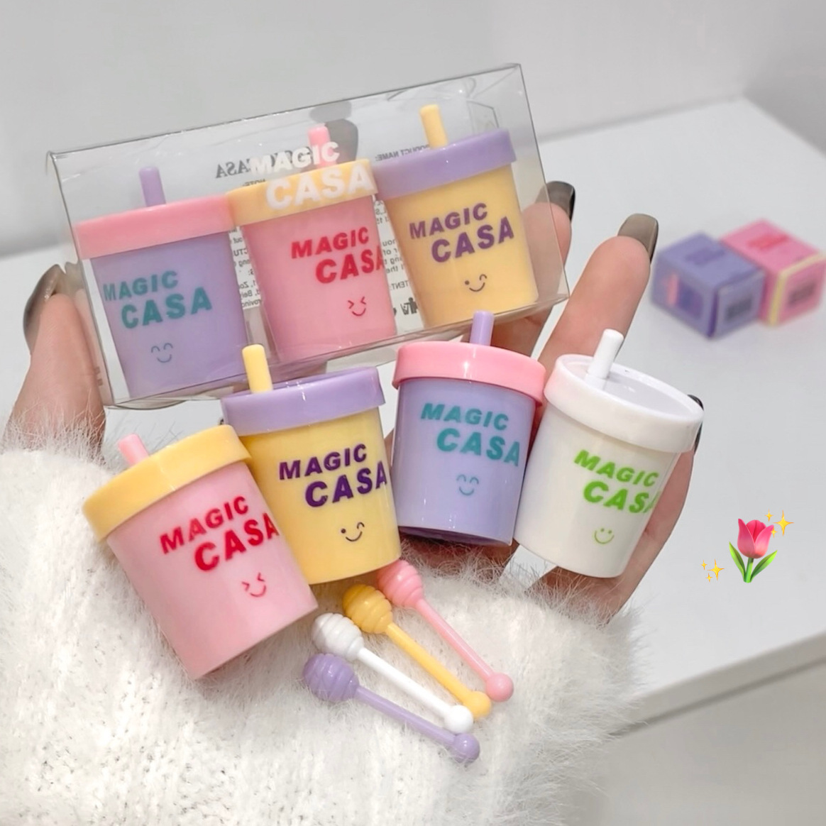 Спиральная чашка для губ MAGIC CASA оптом из Китая