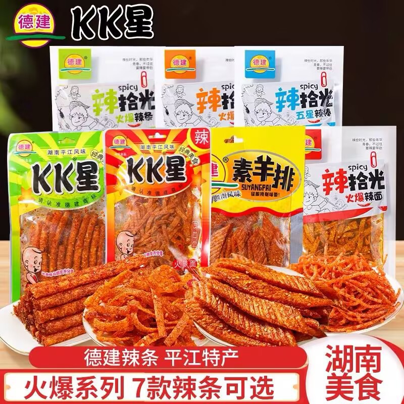Острые полоски Dejian KK Star 106 г оптом из Китая