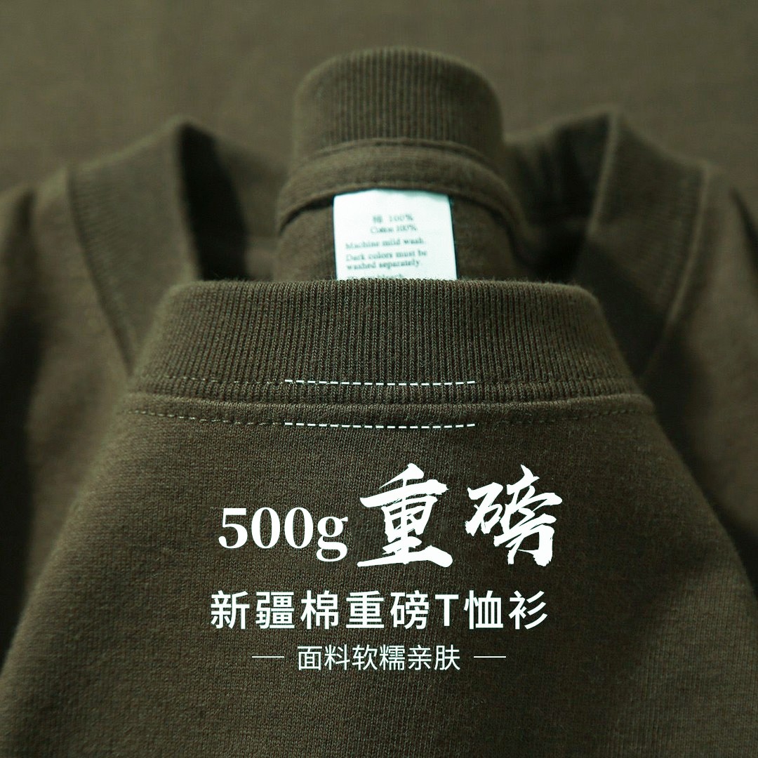 Хлопковая футболка серая зеленая 500 г оптом из Китая