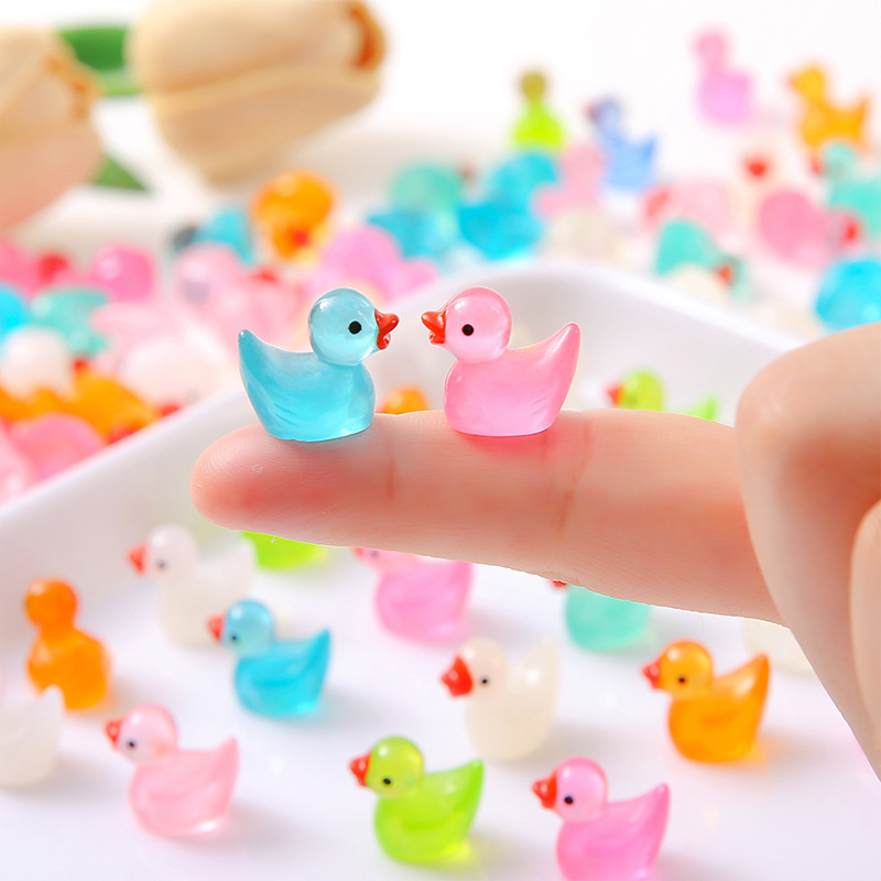 Сетка красный мини утенок светящийся игрушка оптом из Китая