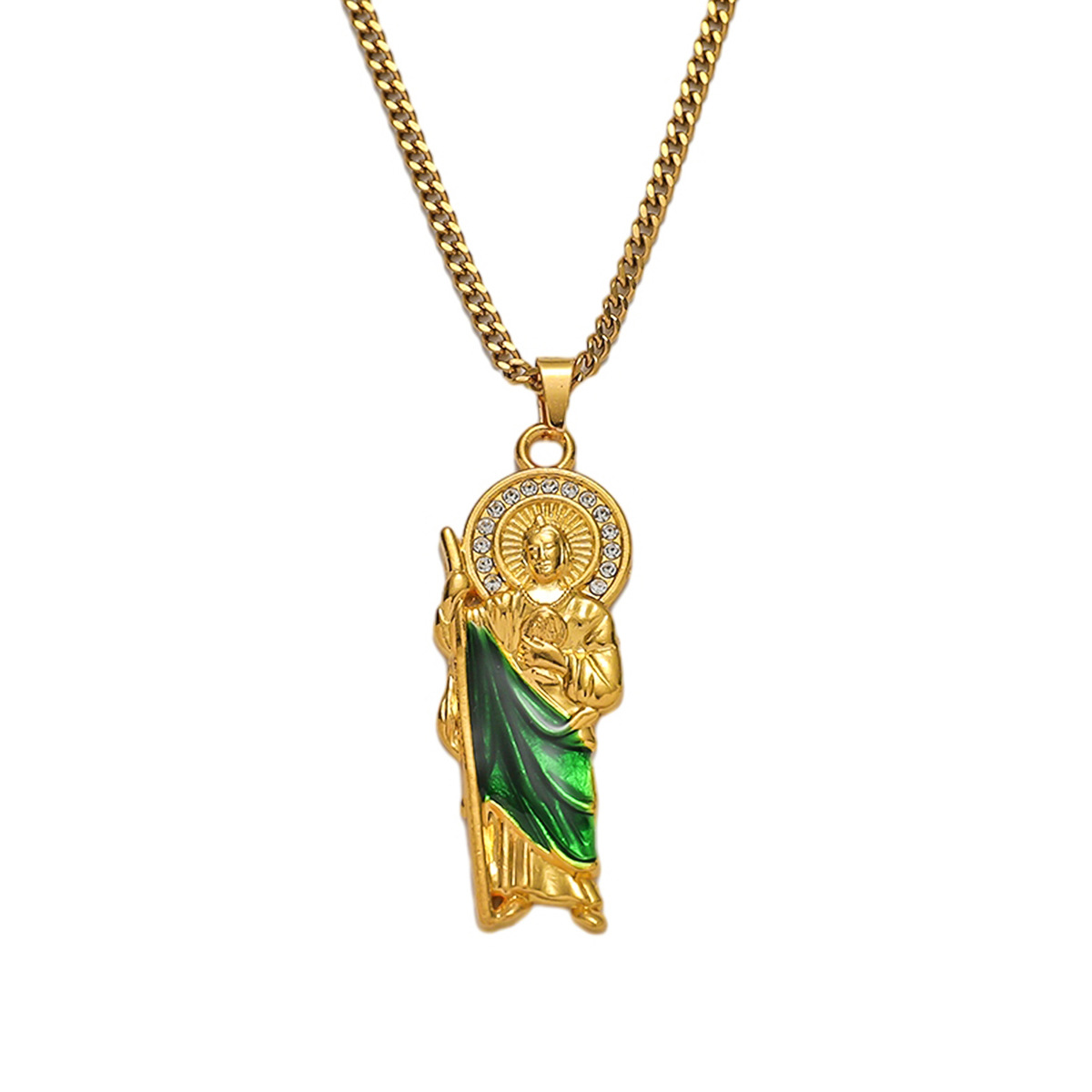 Ожерелье Святой Иуды хип-хоп оптом из Китая