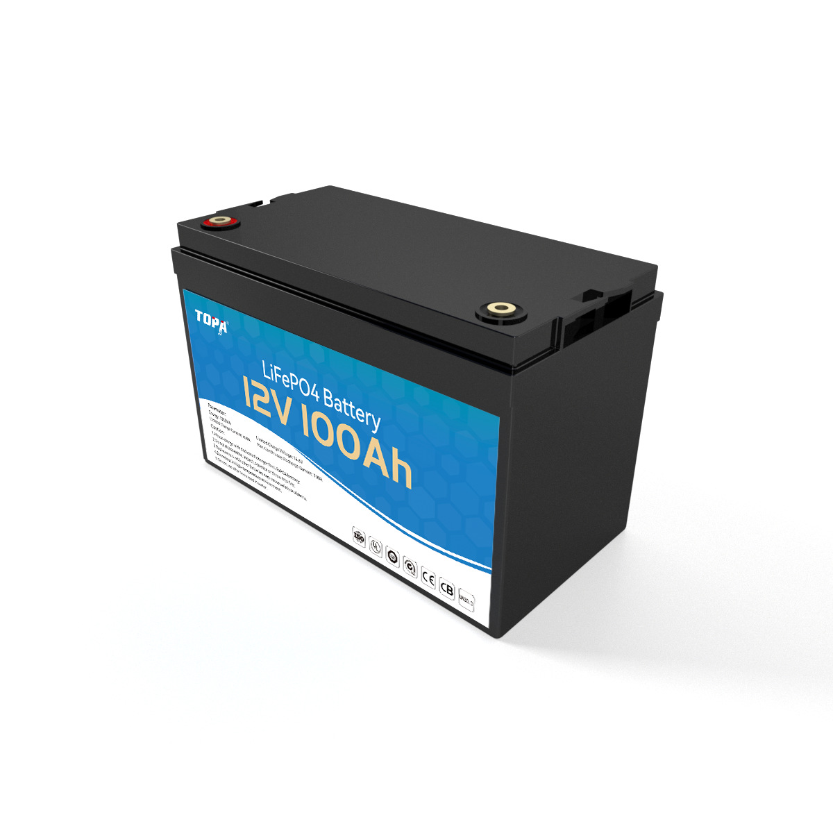 12V100Ah Bluetooth LiFePO4 литиевая батарея низк оптом из Китая