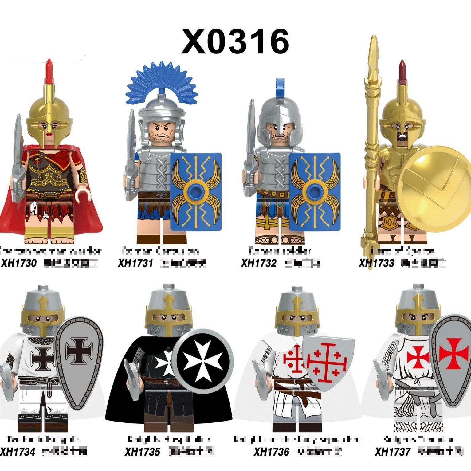 Игрушечные солдаты и воины, строительные блоки X0316 оптом из Китая