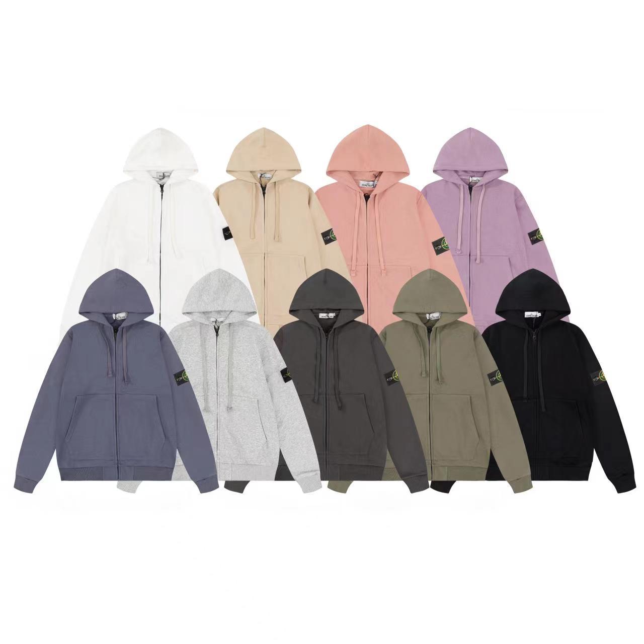 Кардиган на молнии Stone 20SS оверсайз оптом из Китая