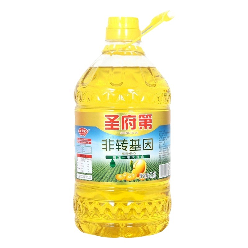 Соевое масло Shengfu 2,5 л оптом из Китая без ГМО