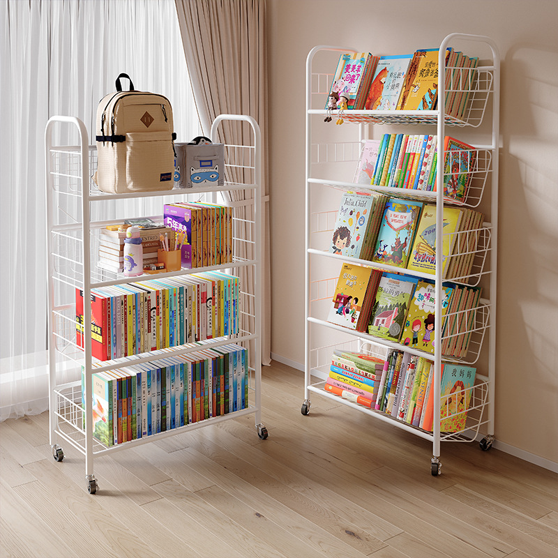 Детская книжная полка на колесиках оптом из Китая