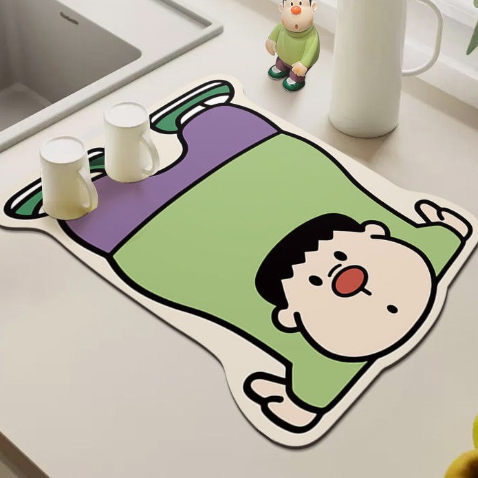 Коврик для стола Doraemon и Fat Tiger купить оптом из Китая