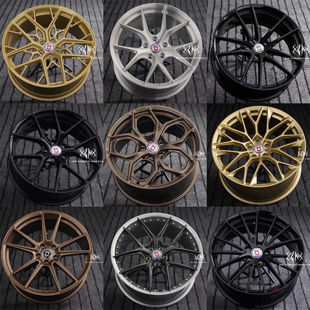 Кованые диски HRE P101/P104SC/FF10 оптом из Китая