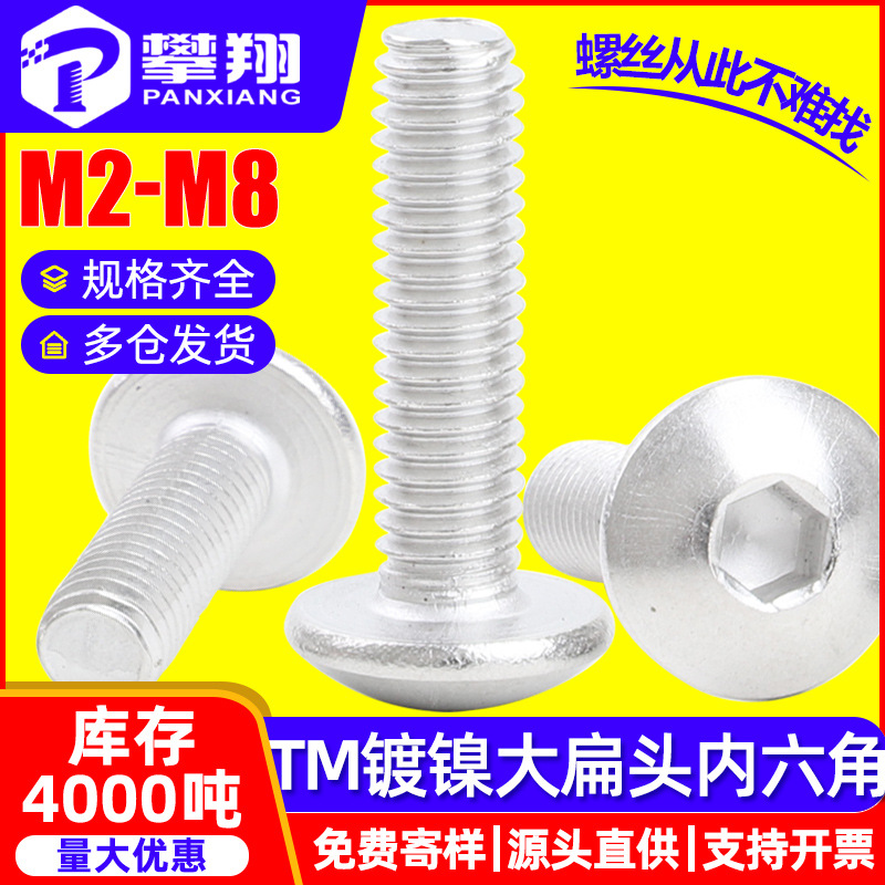 Винты с шестигранной головкой M3-M6 оптом из Китая