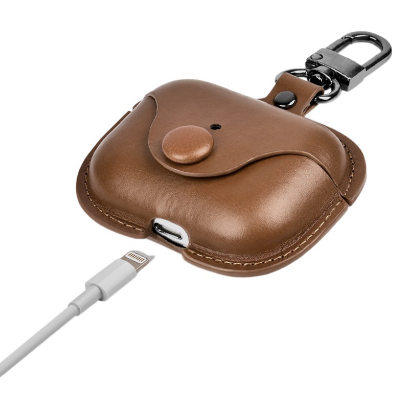 Кожаный чехол для AirPods Pro и AirPods 4/3/2 оптом из Китая