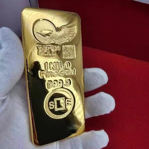 Золотой слиток БРИКС 1000 г симулятор Dapeng Pombo оптом из Китая